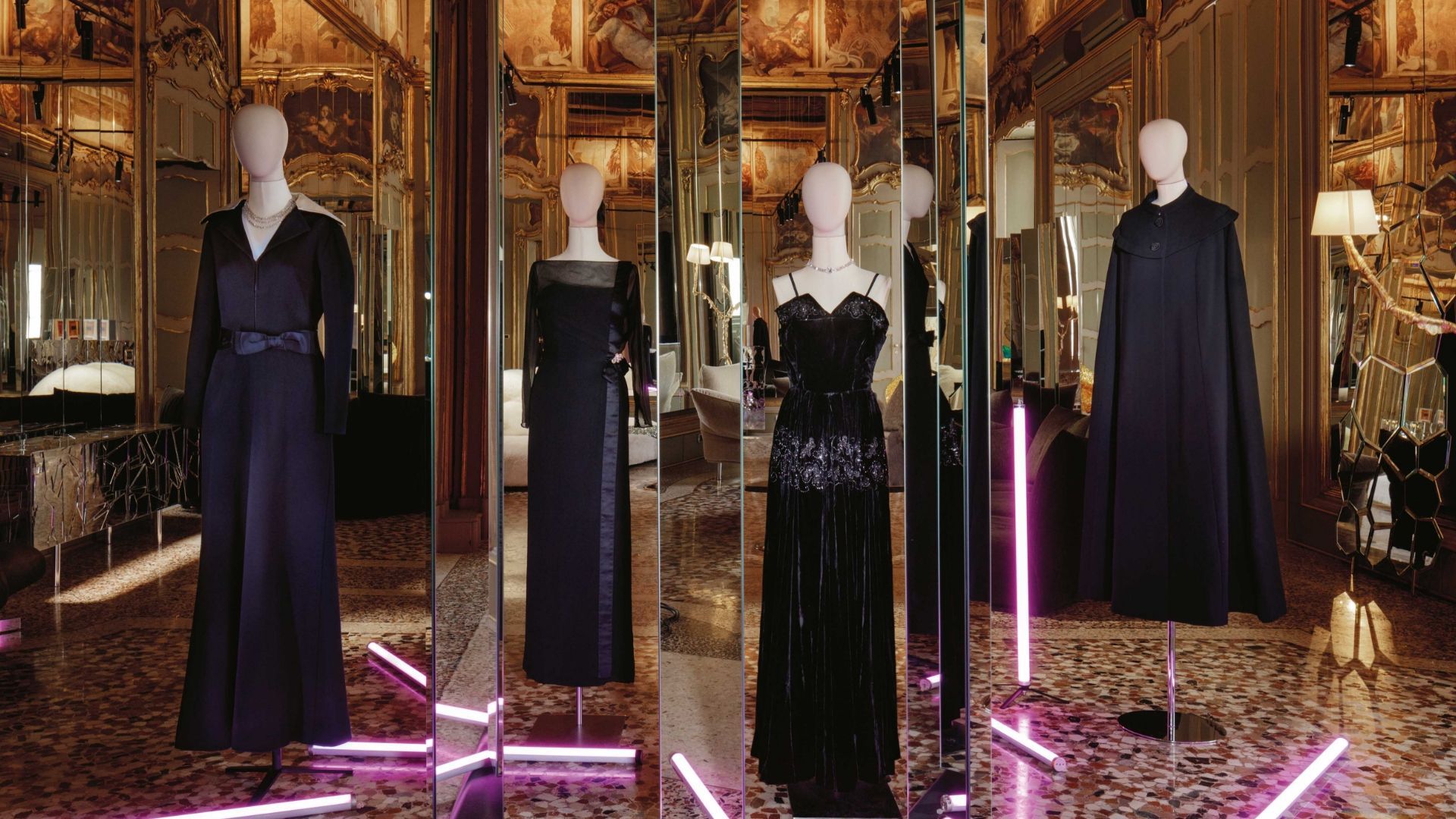  Gli abiti &ldquo;in nero&rdquo;. Una selezione di capi indossati dalla Diva, firmati Biki Milano. 