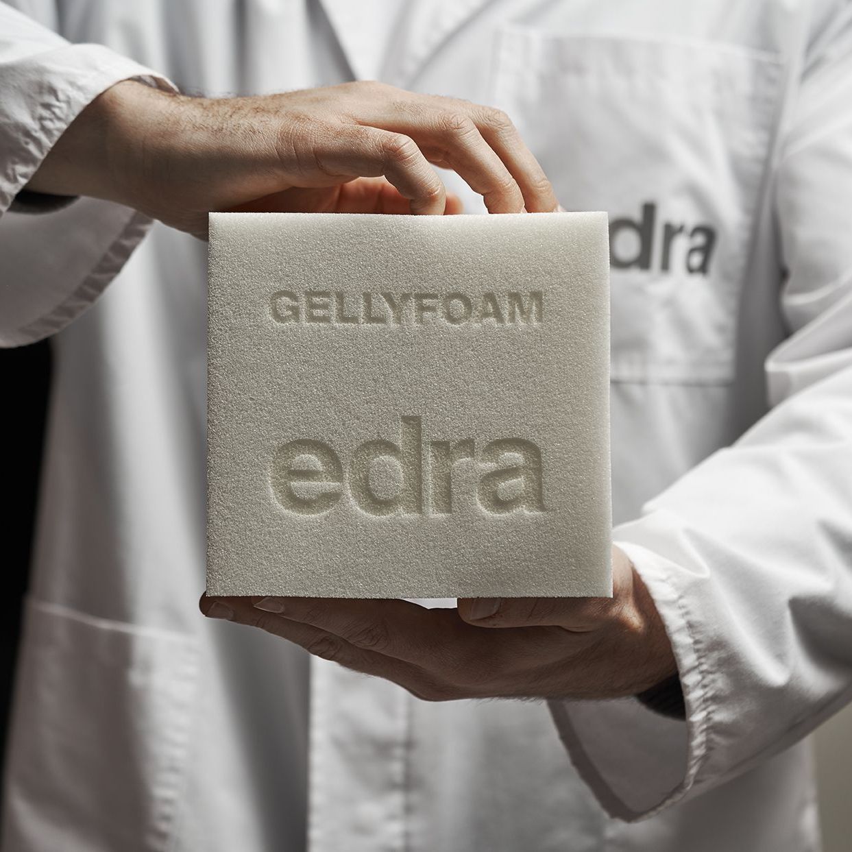  Gellyfoam&reg; -Tests der Weichheit und des Widerstands des Patents. 