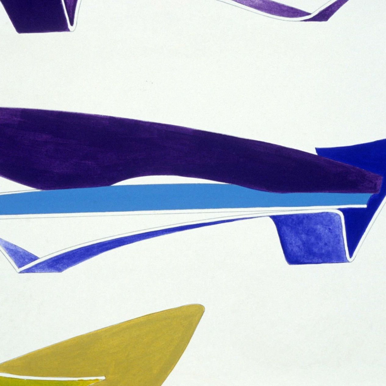  Disegni del divano realizzati da Zaha Hadid. 