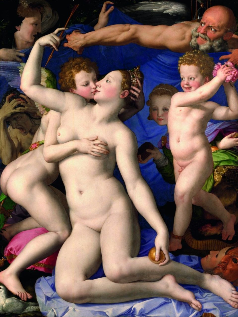  &laquo; All&eacute;gorie avec V&eacute;nus et Cupidon &raquo; Agnolo Bronzino, 1540-1545, National Gallery, Londres. 