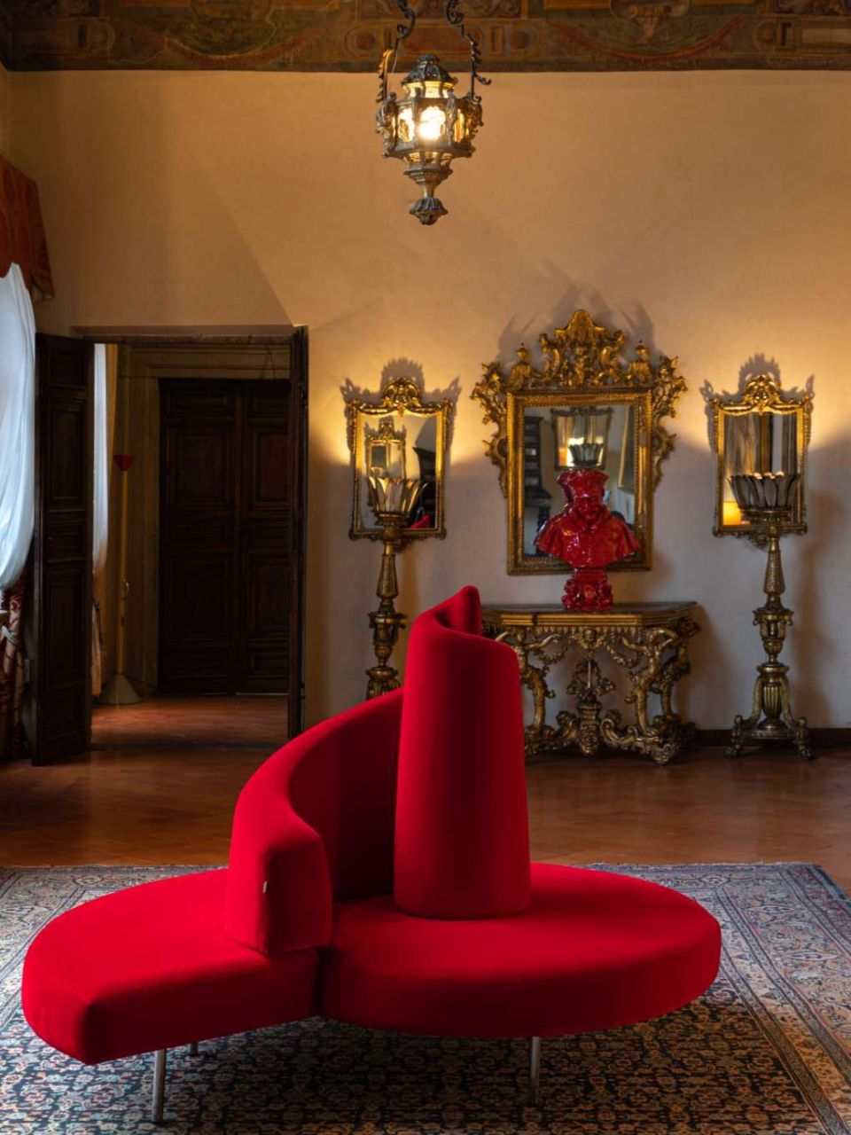   Tatlin &nbsp;photographed in the loggia of Palazzo Borromeo overlooking Via Flaminia. 