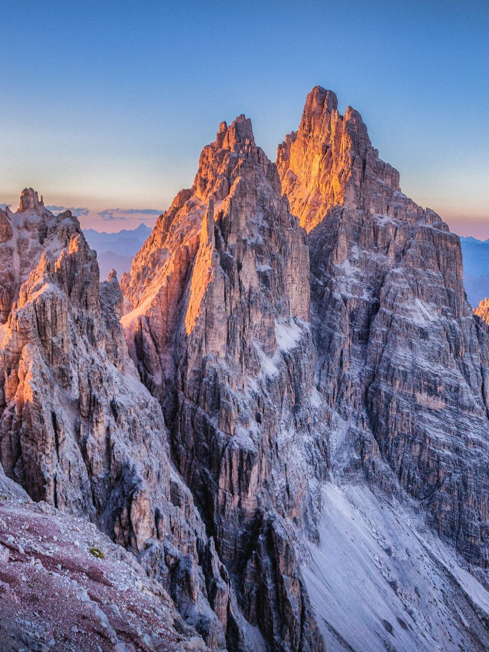  View of the Dolomites. 